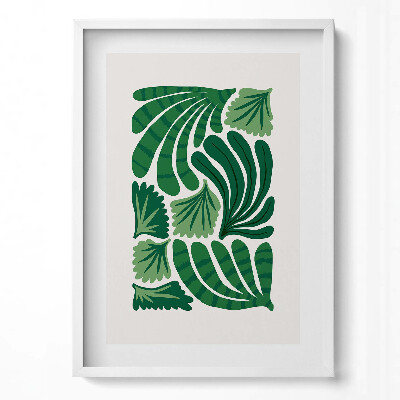 Tablou rama modern Ilustrație a plantelor și florilor