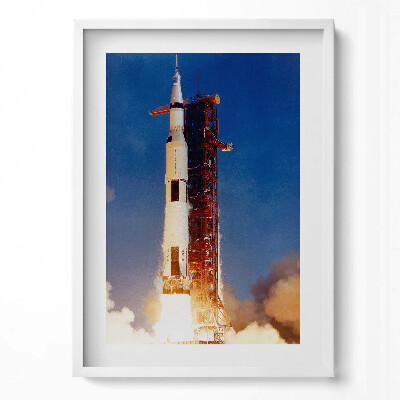 Tablou rama modern Lansarea rachetei spațiale NASA