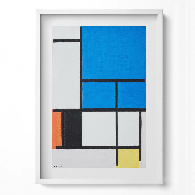 Tablou living cu rama modern Abstracție geometrică modernă