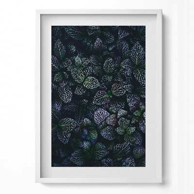 Tablou rama modern Frunze sălbatice întunecate