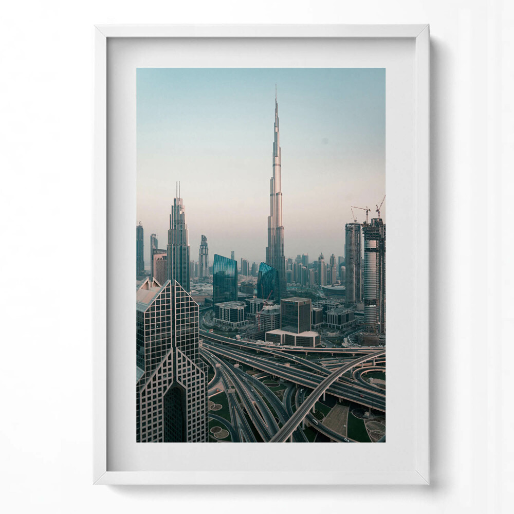 Tablou rama modern Dubaiul modern din perspectivă