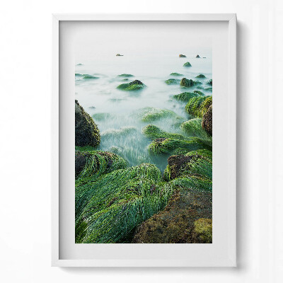 Tablou rama modern Ierburi pe malul râului