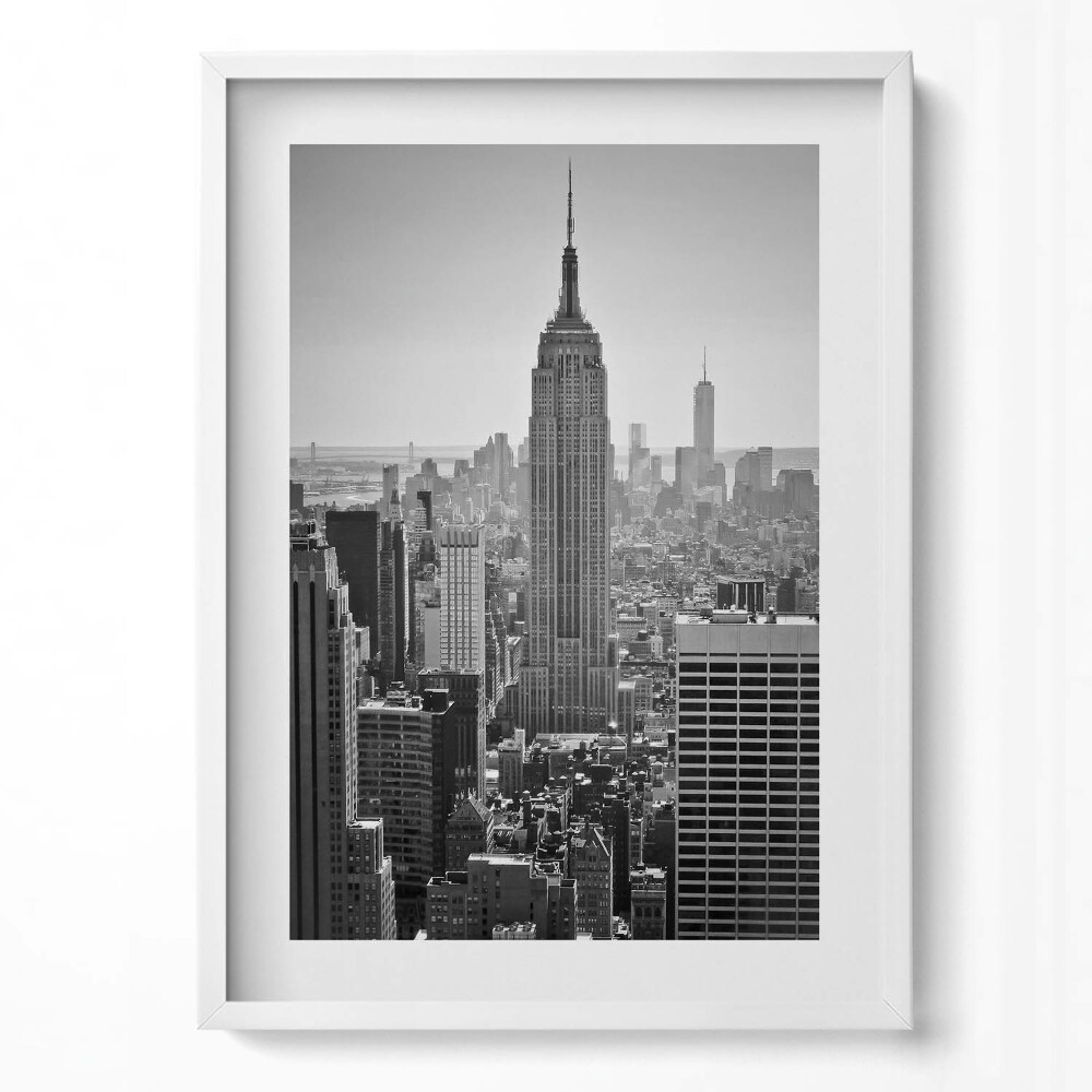 Tablou living cu rama modern Vedere a zgârie-norilor din New York