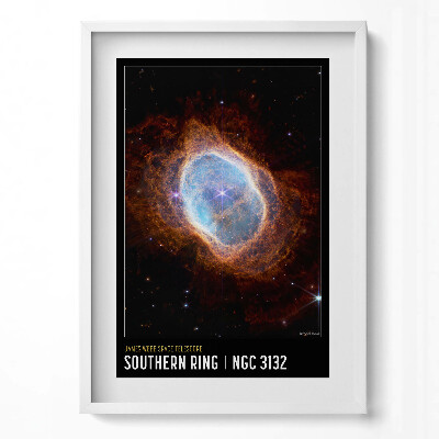 Tablou living cu rama modern Poster cu tematică spațială, fotografie NASA