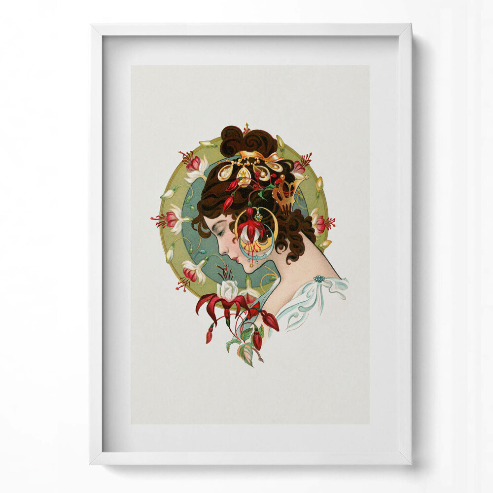 Tablou rama modern Portretul unei femei frumoase