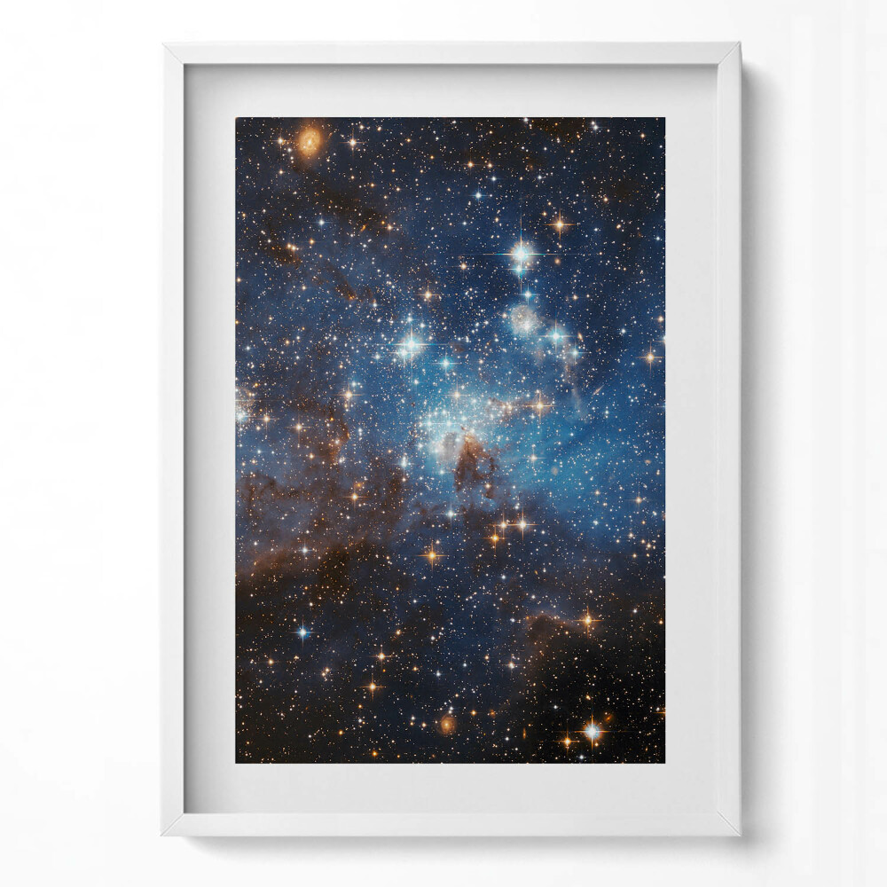 Tablou living cu rama modern Cer și spațiu stelar