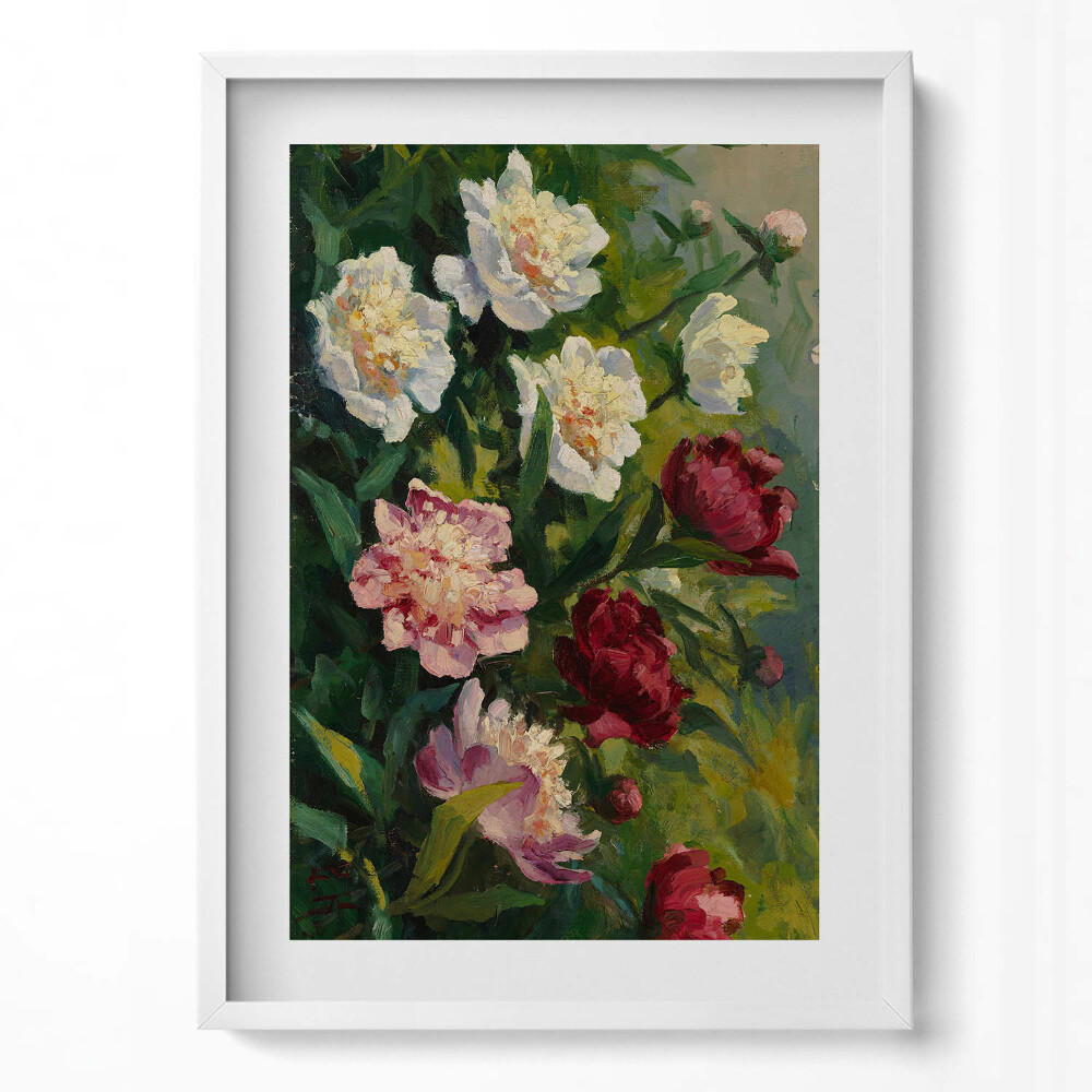 Tablou rama modern Flori frumoase pictate