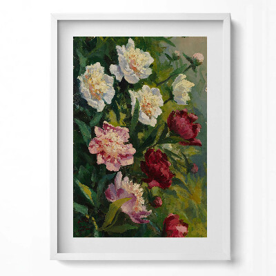 Tablou rama modern Flori frumoase pictate