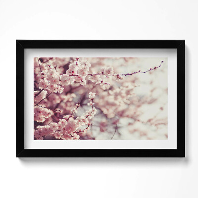 Tablou living cu rama original Flori de primăvară înflorite