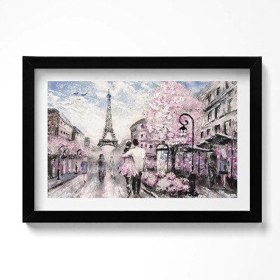 Tablou rama original Paris și Turnul Eiffel