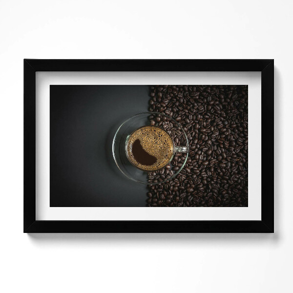 Tablou rama original Cafea și boabe