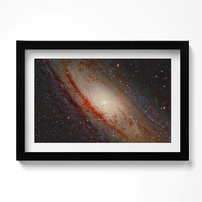 Tablou rama original Galaxie spațială și stele