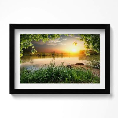 Tablou rama original Apus de soare, zile de vară