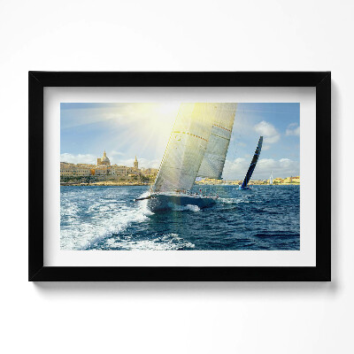 Tablou rama original Iahturi plutitoare