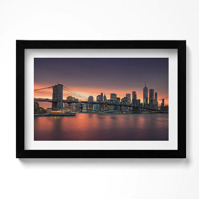 Tablou rama original East River din New York