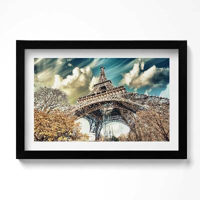 Tablou rama original Vedere minunată asupra Turnului Eiffel