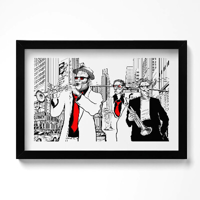 Tablou rama original Trupă de jazz