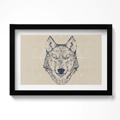 Tablou rama original Cap de lup