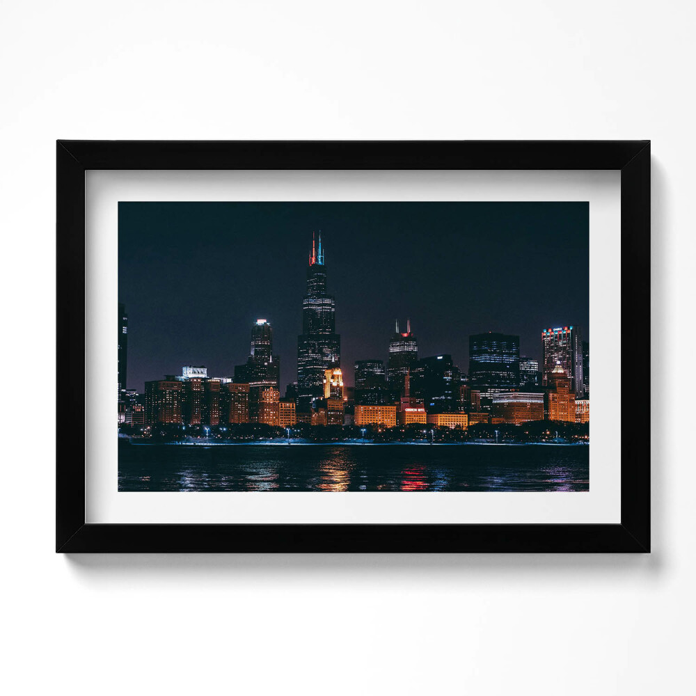 Tablou rama original Peisaj urban Chicago