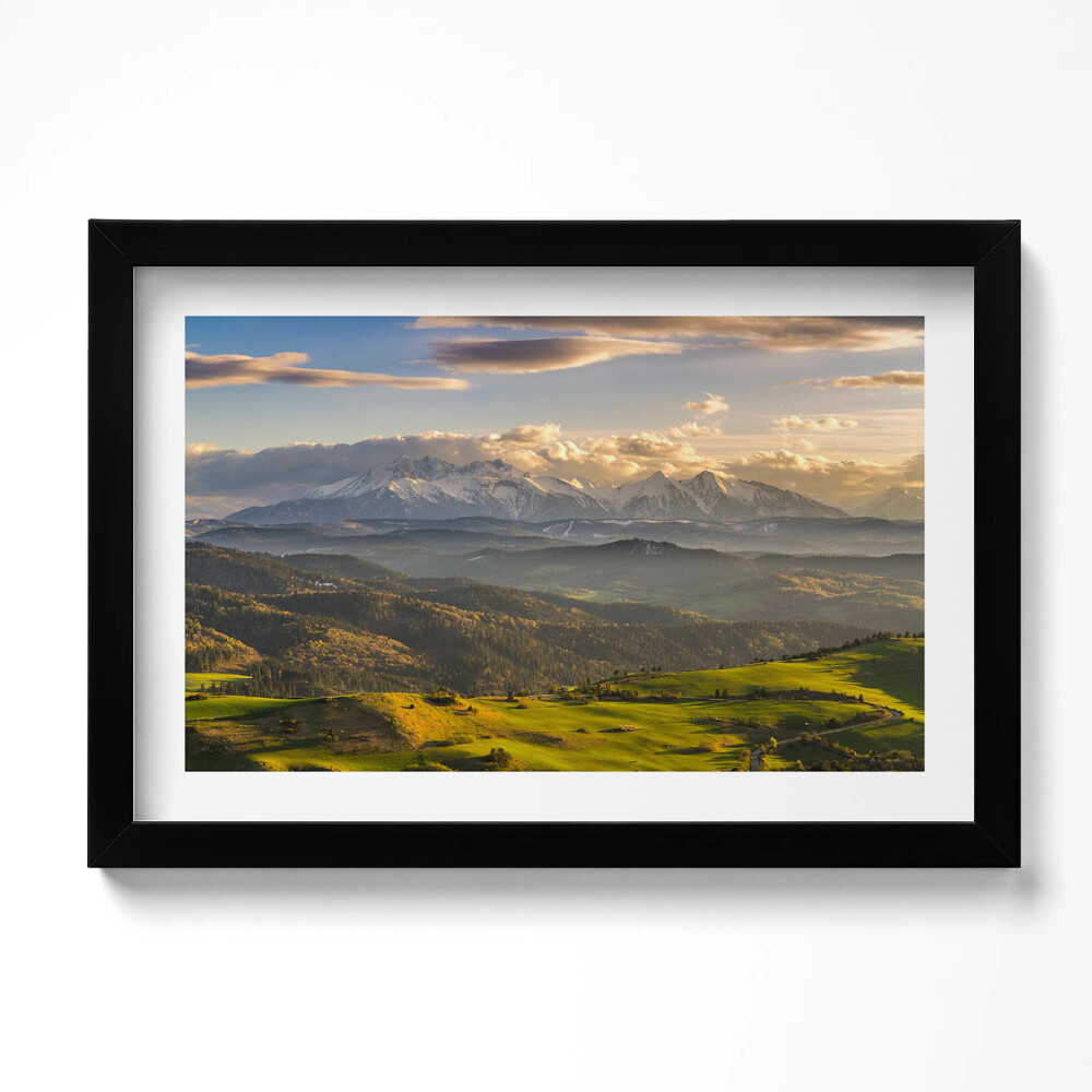 Tablou living cu rama original Pieniny Wysoki Wierch