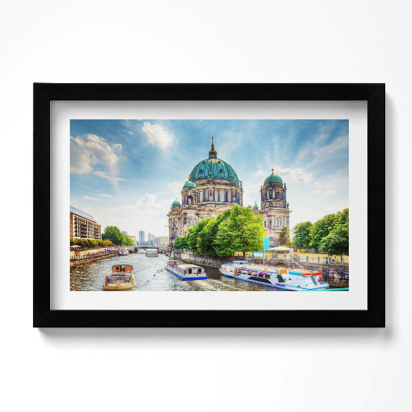 Tablou living cu rama original Catedrala din Berlin, Germania