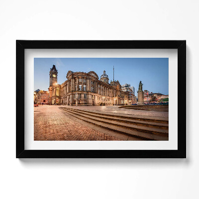 Tablou living cu rama original Primăria orașului Birmingham, Anglia