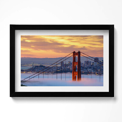Tablou rama original Podul San Francisco