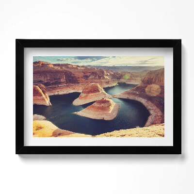 Tablou rama original Lacul Powel, SUA