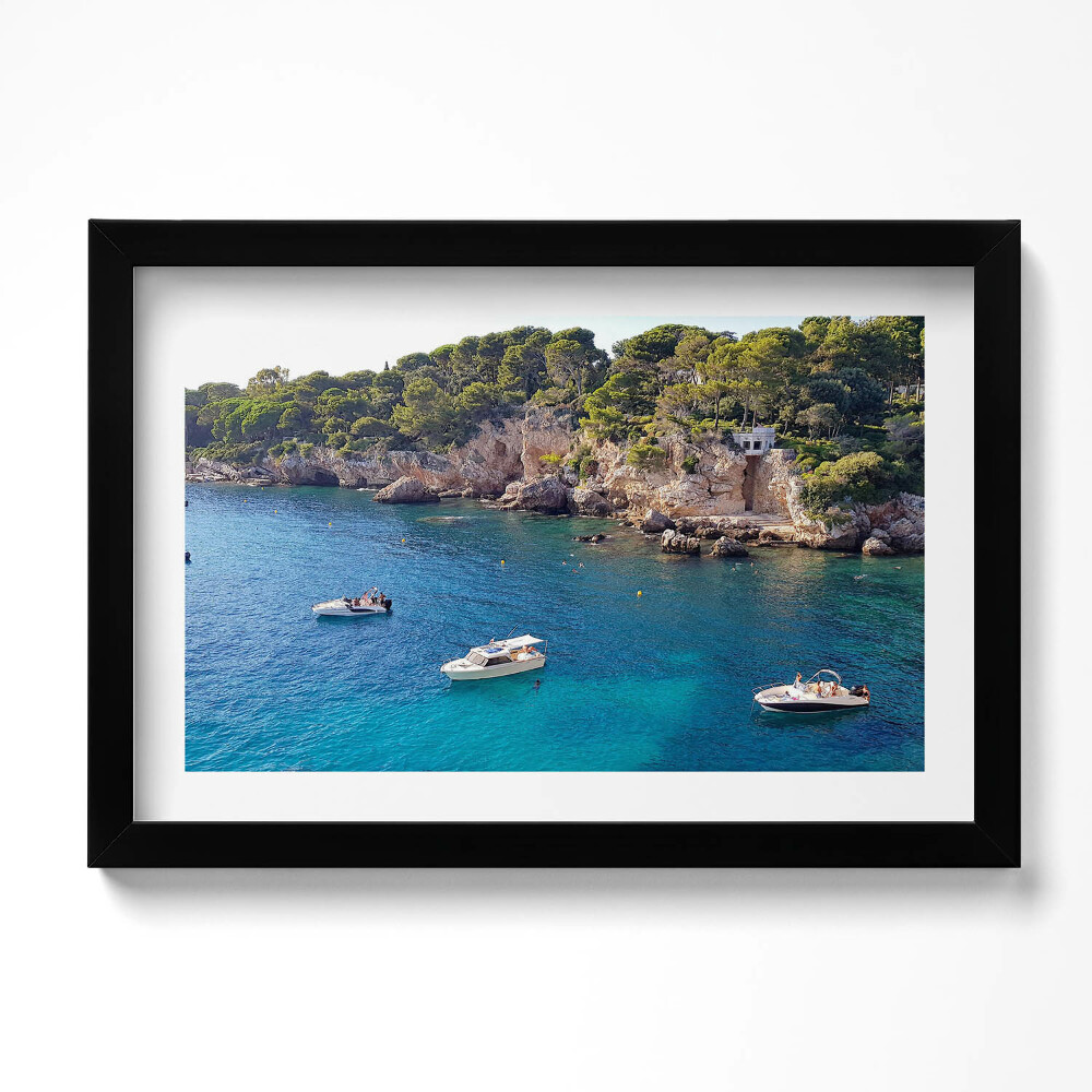 Tablou rama original Peisaj la Cap d'Antibes