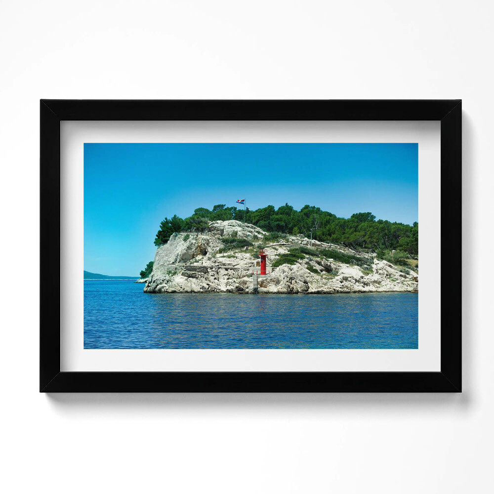 Tablou living cu rama original Traseu pitoresc Split Croația