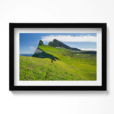 Tablou rama original Rezervația Hornstrandir din Islanda