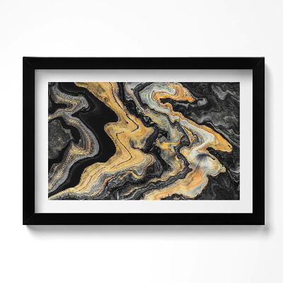 Tablou living cu rama original Structură abstractă