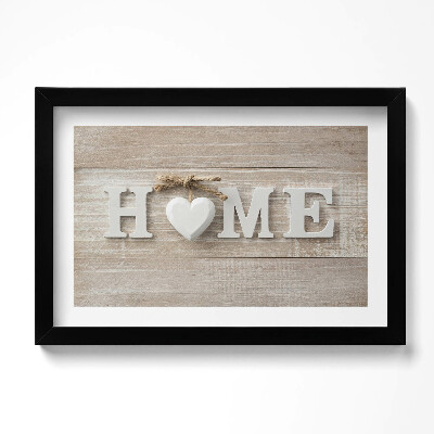Tablou rama original Inscripția acasă