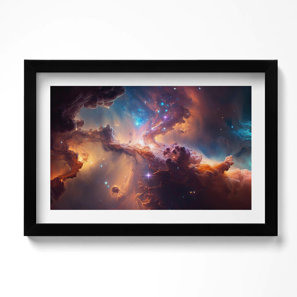 Tablou rama original Stelele lumii spațiu