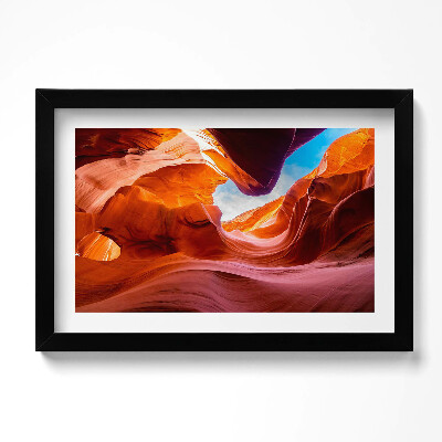 Tablou living cu rama original Peisaj stâncos al canionului