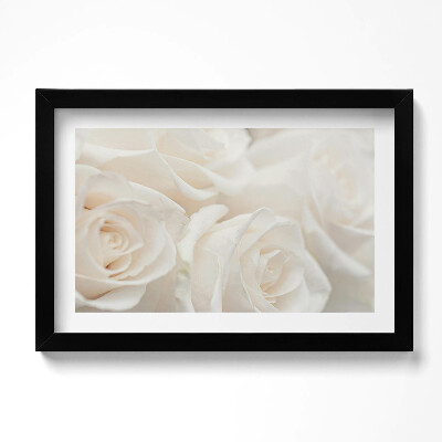 Tablou living cu rama original Alb delicat diverse