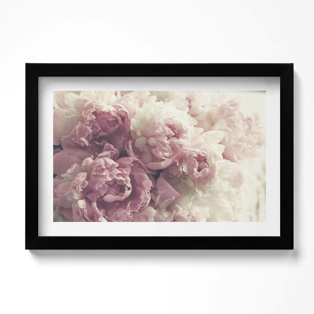 Tablou rama original Flori subtile de bujori