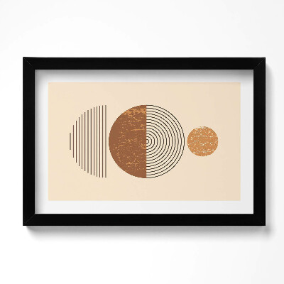 Tablou rama original Artă boho geometrică