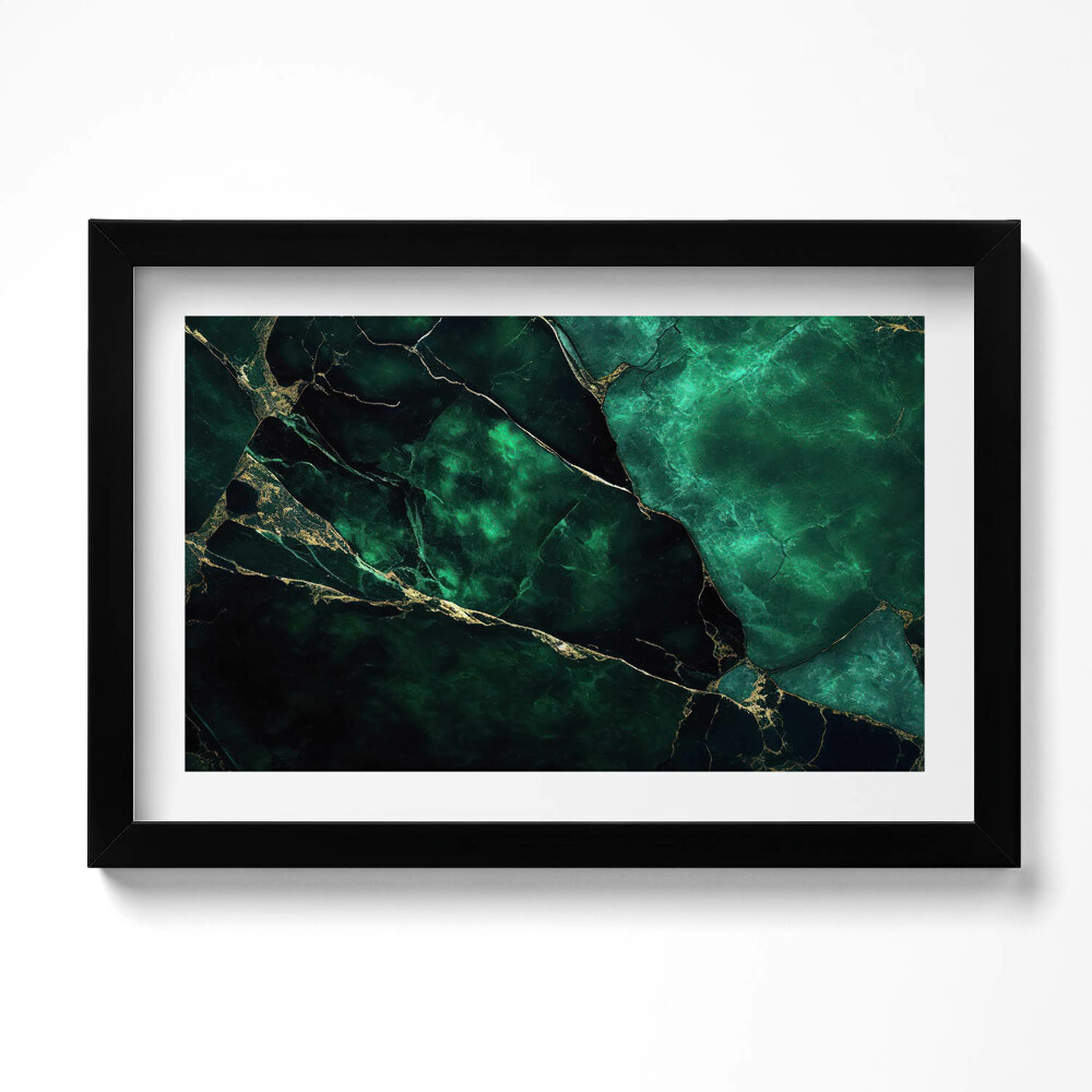 Tablou rama original Textură de piatră glamour