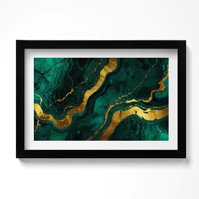 Tablou rama original Textură glamour cu aur