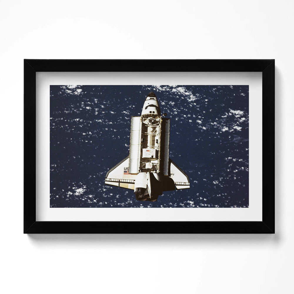 Tablou living cu rama original navă spațială NASA
