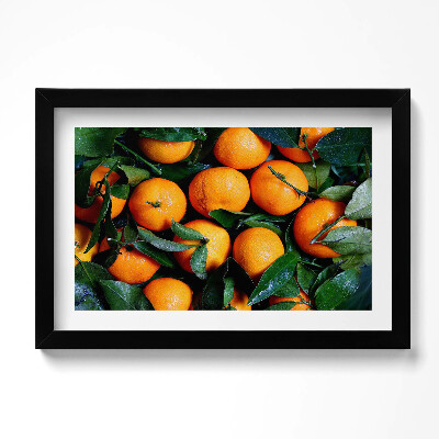 Tablou living cu rama original Portocale italiene coapte