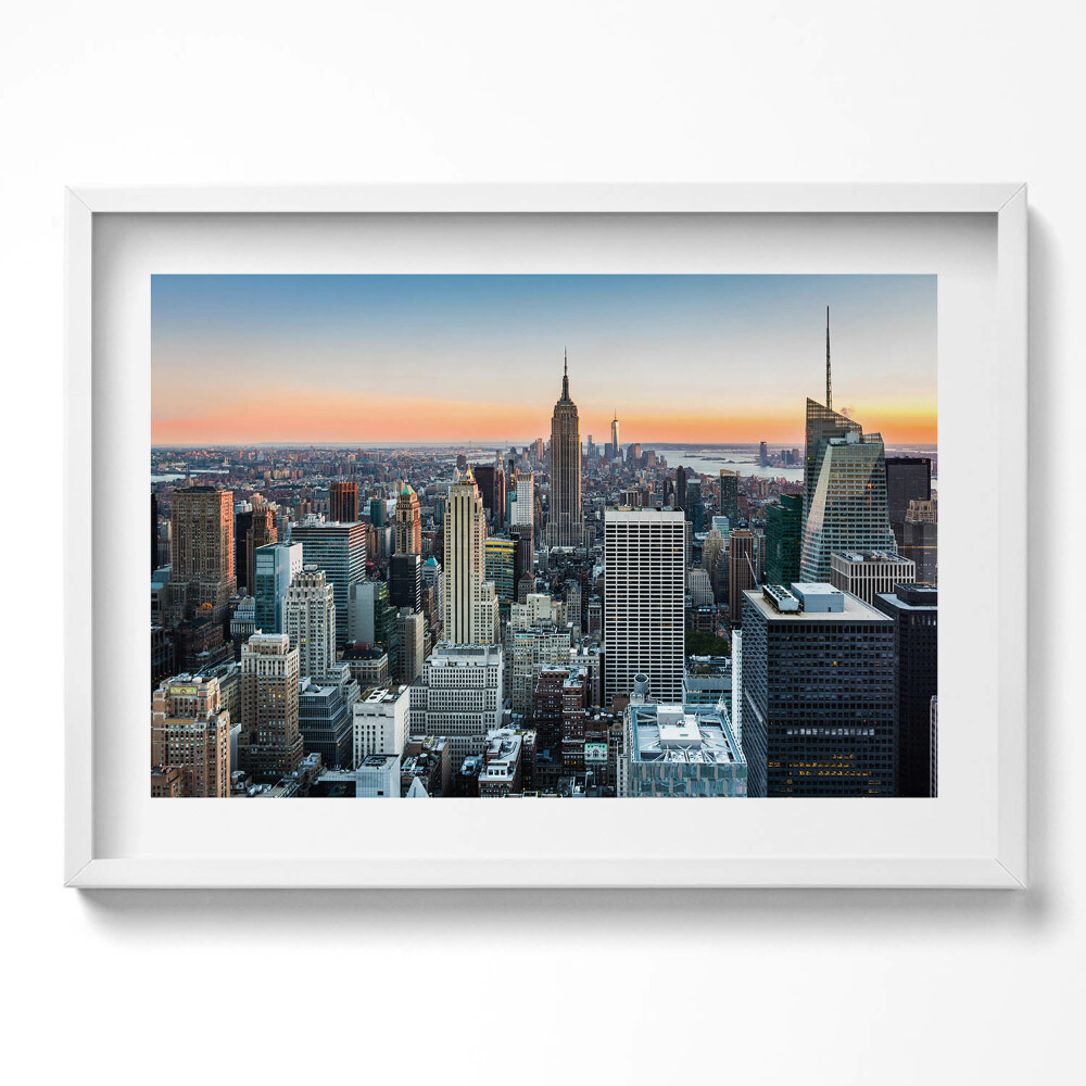 Tablou living cu rama excepţional Vedere a arhitecturii din New York