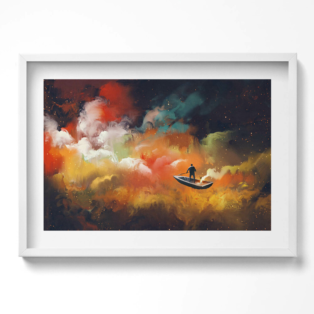 Tablou living cu rama excepţional Ideea abstractă a vieții de adult