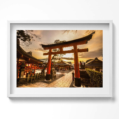 Tablou living cu rama excepţional Poarta japoneză - Arhitectură asiatică