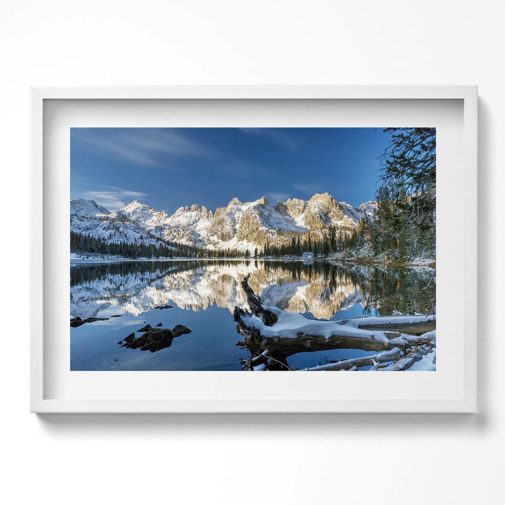 Tablou living cu rama excepţional Peisaj natural montan