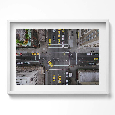 Tablou living cu rama excepţional Manhattan, a 5-a bulevardă, New York