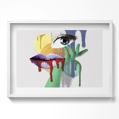 Tablou rama excepţional Colaj suprarealist