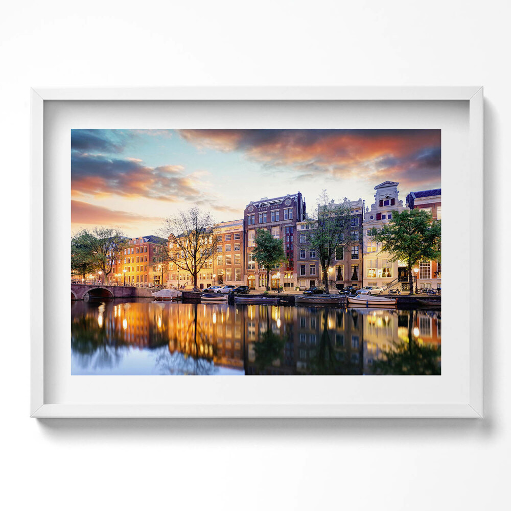 Tablou rama excepţional Case Amsterdam Olanda