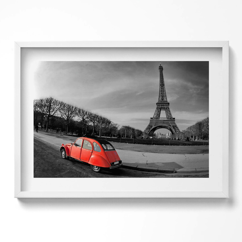 Tablou living cu rama excepţional Contrastul culorilor